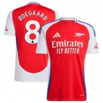 Nogometni Dresovi Arsenal Odegaard 8 Domaći 2024-25 Kratkih Rukava